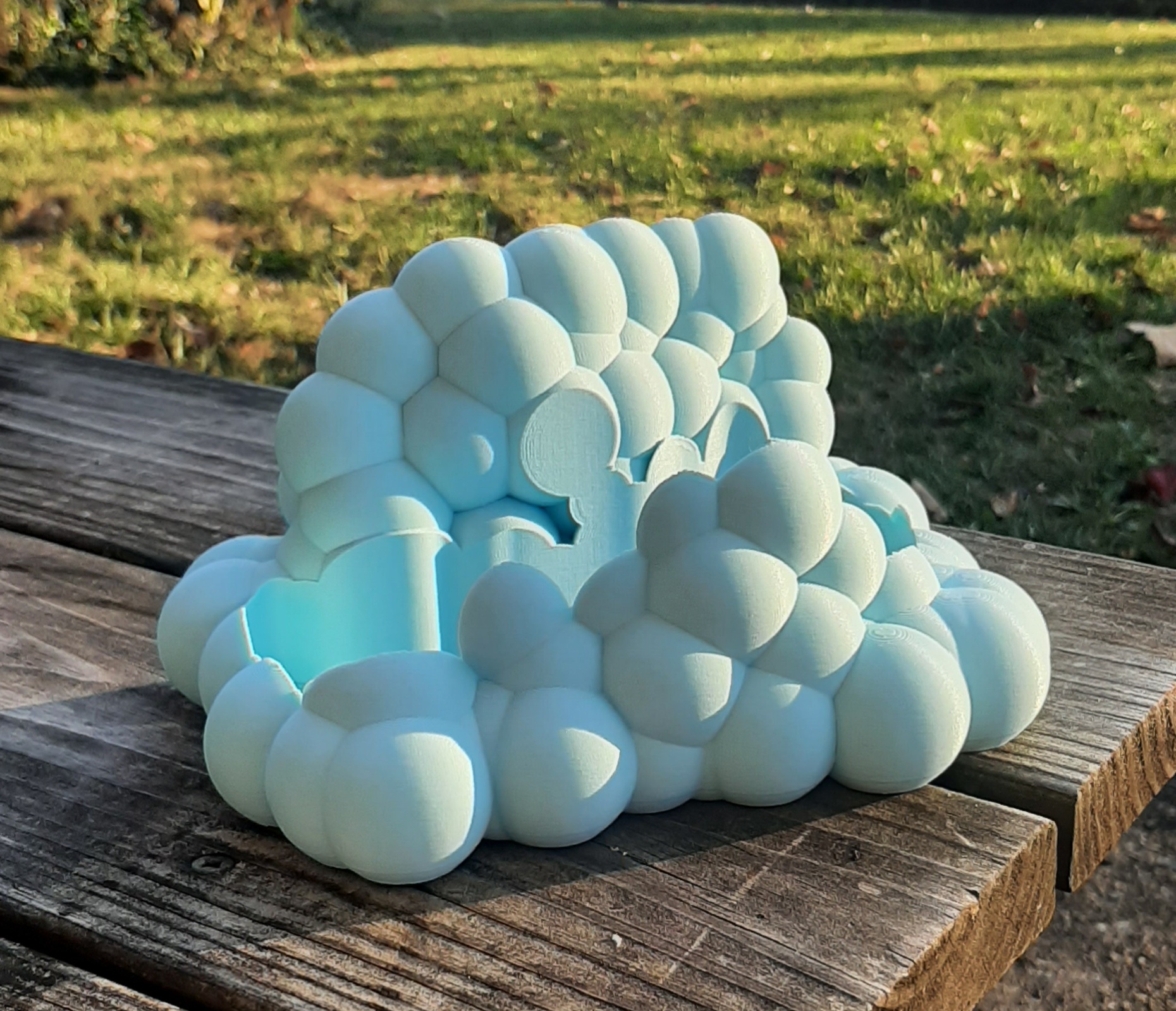 Fluffy Cloud Shelf with wall mount — thumbnail 3