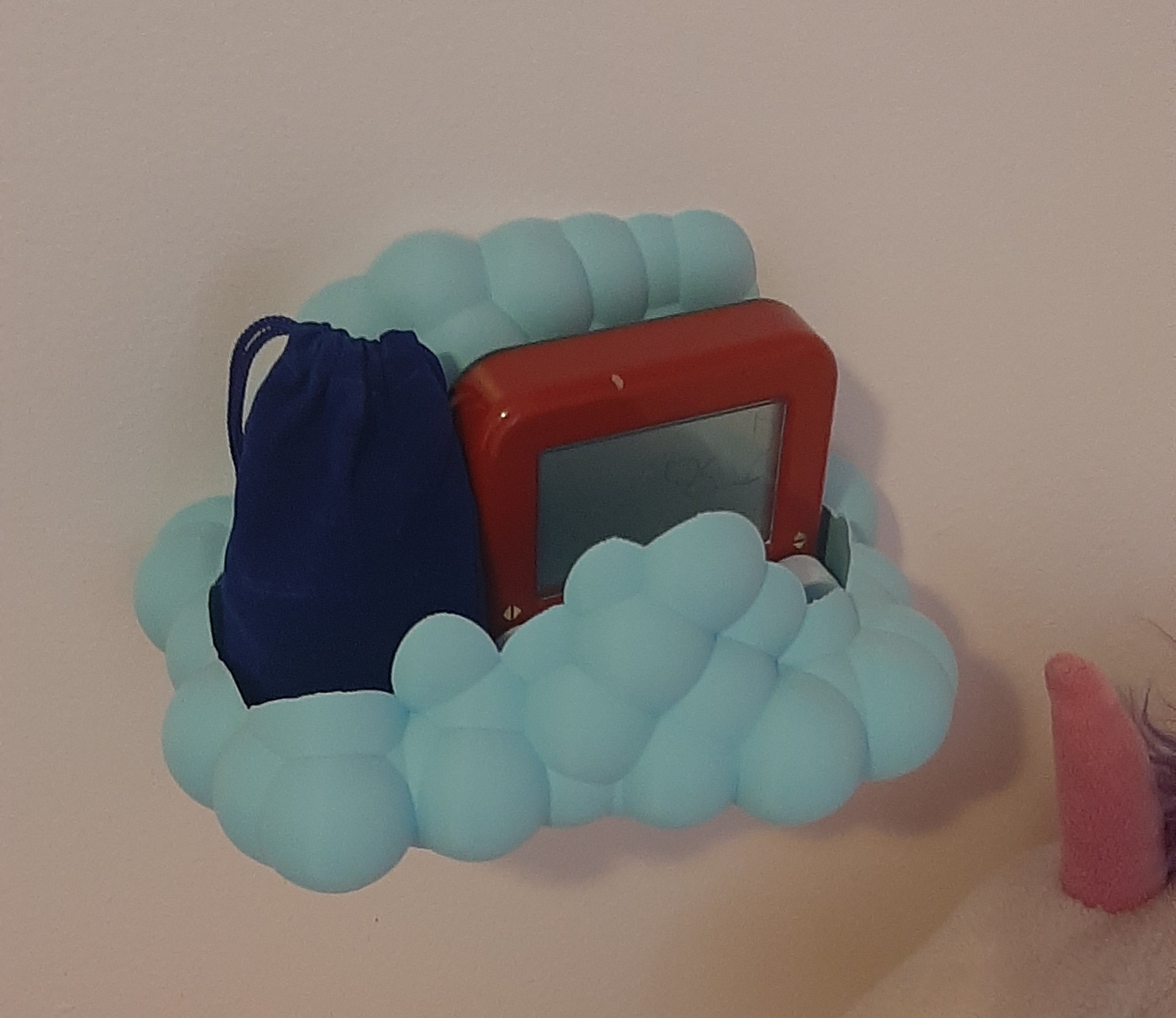 Fluffy Cloud Shelf with wall mount — thumbnail 2