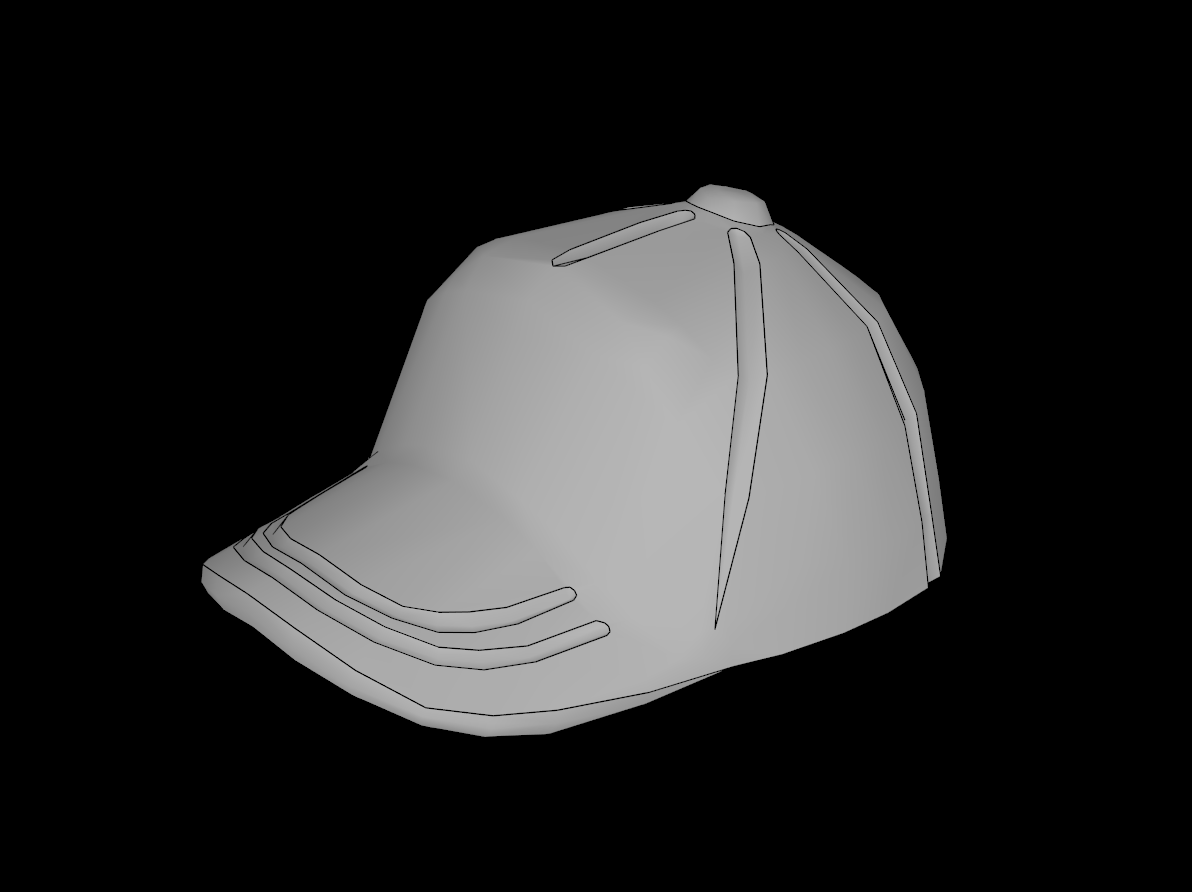 Lego Compatible (93219.dat) Minifig Baseball Cap with Button on Top