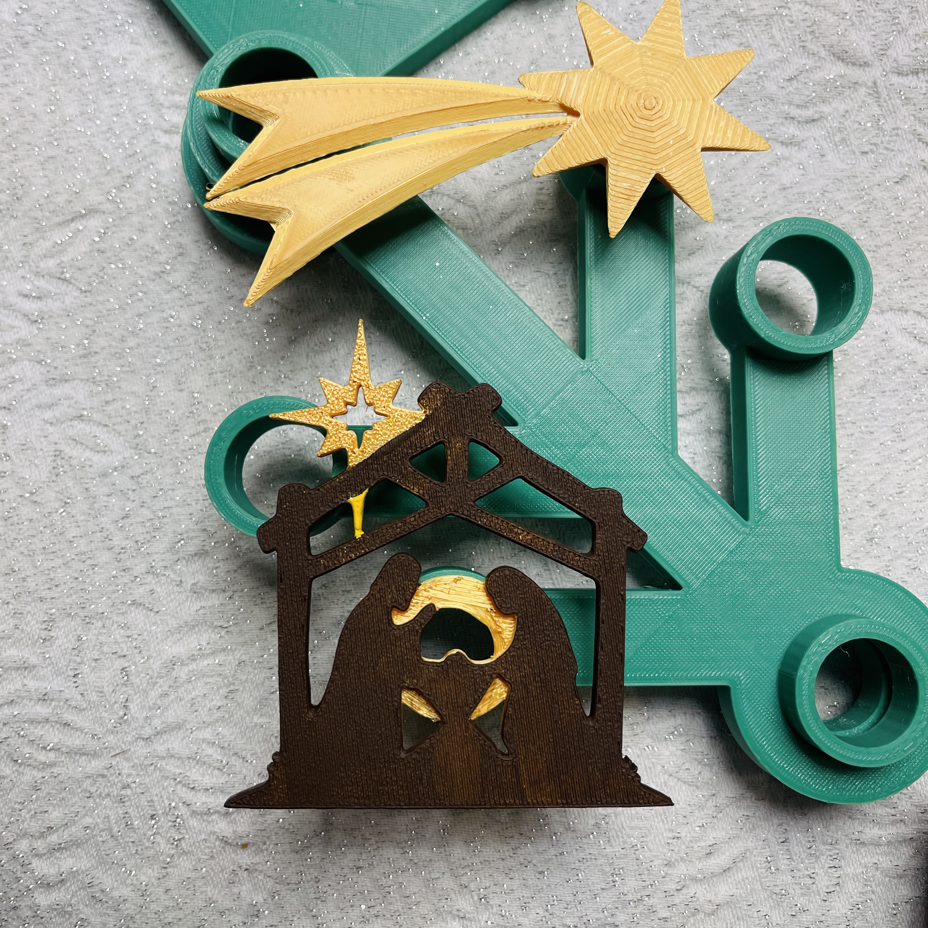 Nativity for Giant LEGO Wreath (Christmas)