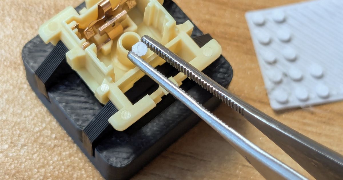 MX / Choc keyswitch travel reducer by show_the_work Download free STL