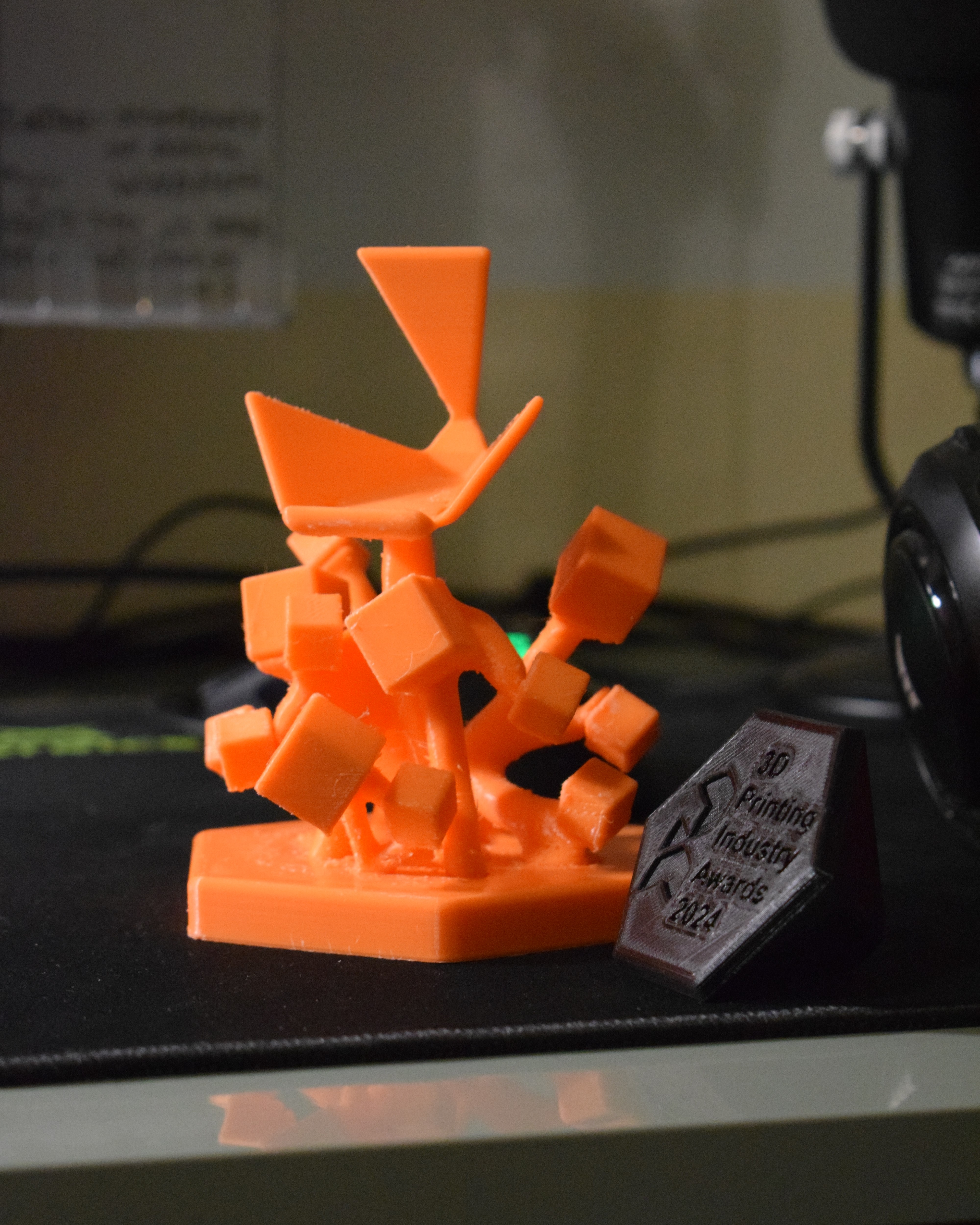Trophy submission for the 3D Printing Industry Awards 2024 "Chaos" — thumbnail 6