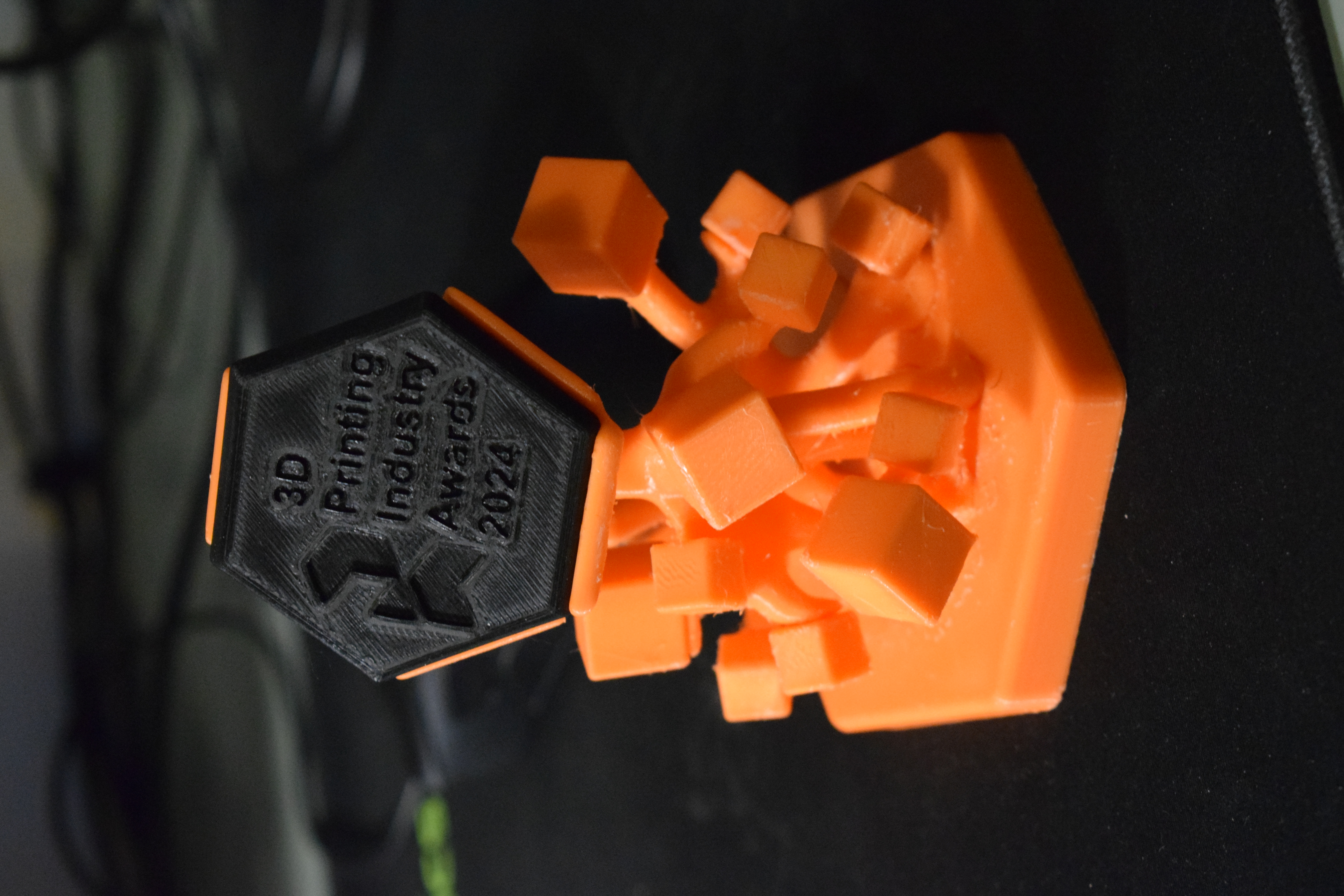 Trophy submission for the 3D Printing Industry Awards 2024 "Chaos" — thumbnail 5