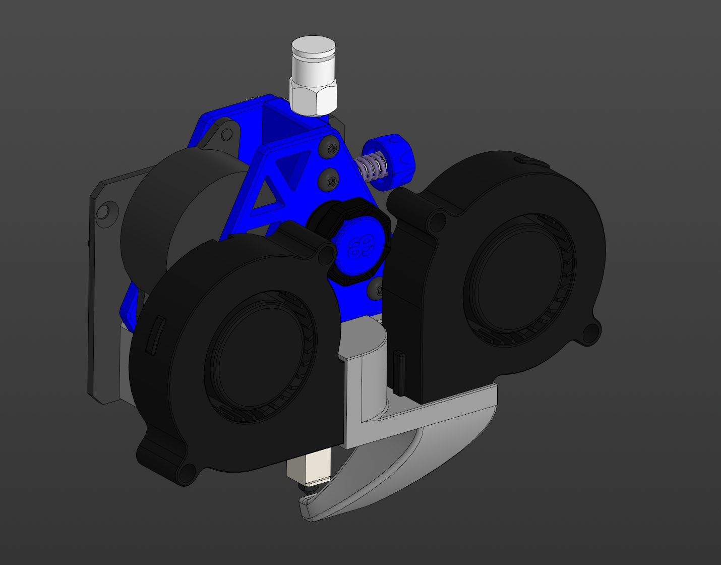APUS extruder side mount for TZ hotend