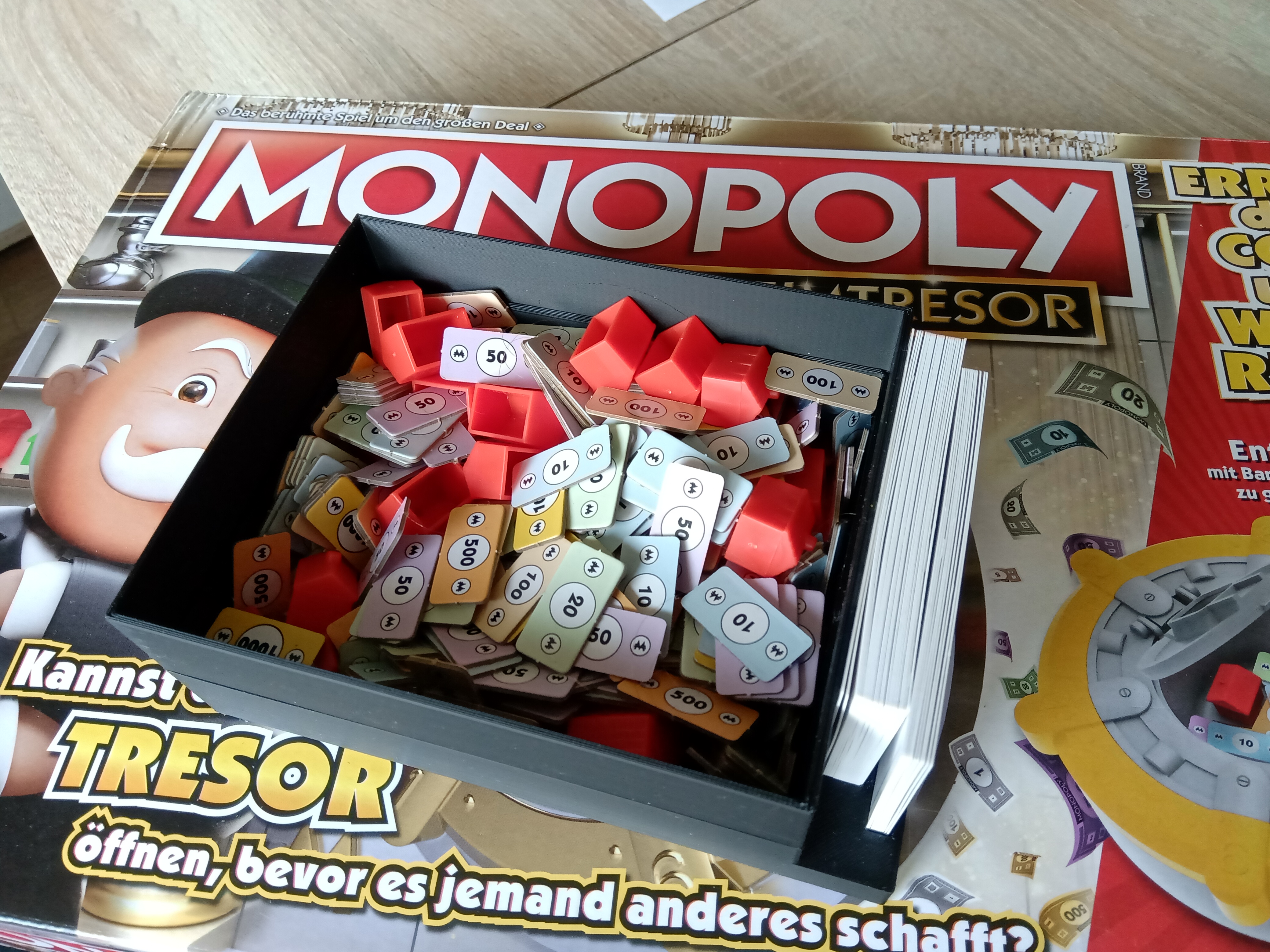 Monopoly Secret Vault Box Organizer