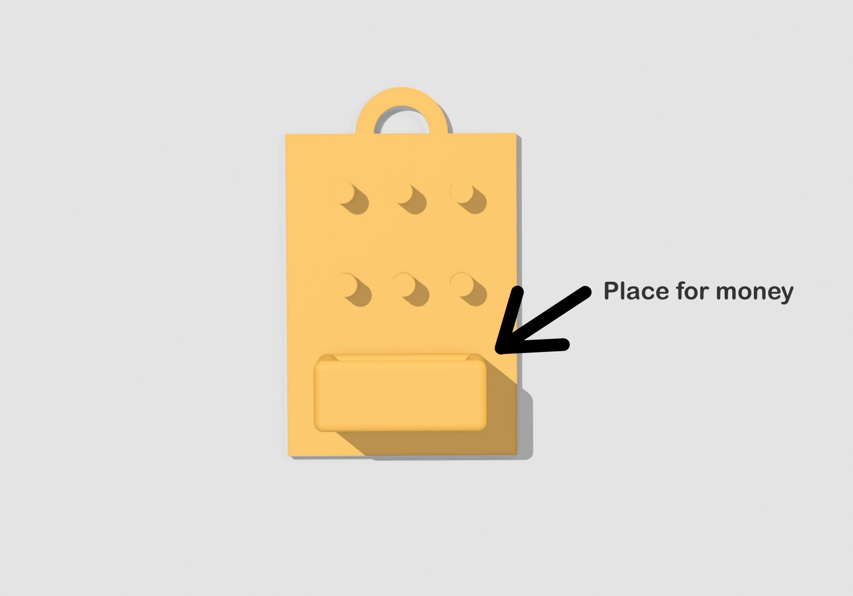 Multifunctional Key Holder holder for money — miniatura 2