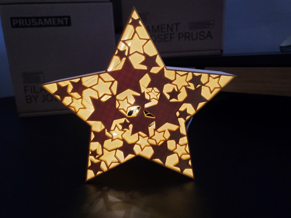 Xmas star for led light
