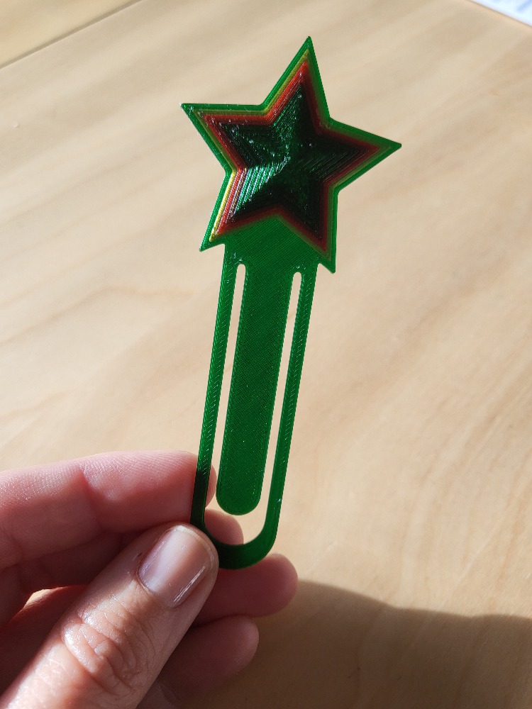Miniatura 2 do modelo 3D Star bookmark