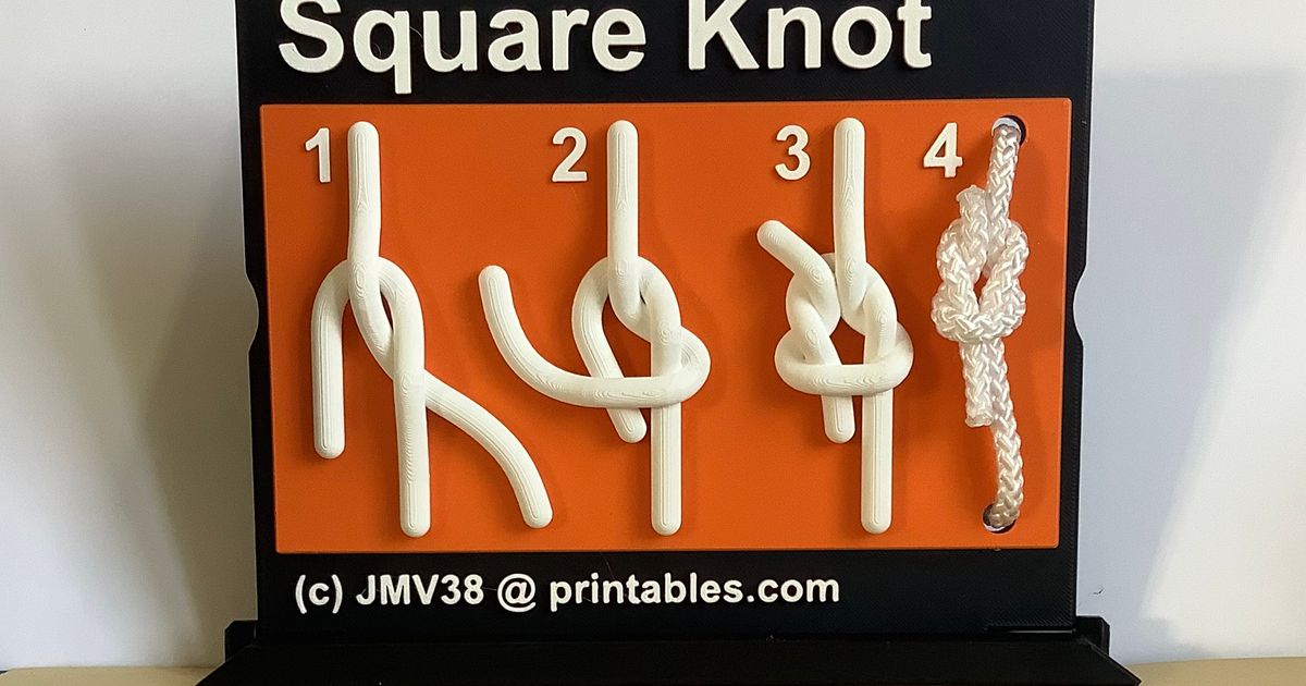 Square Knot Deluxe by JMV38 | Printables Store