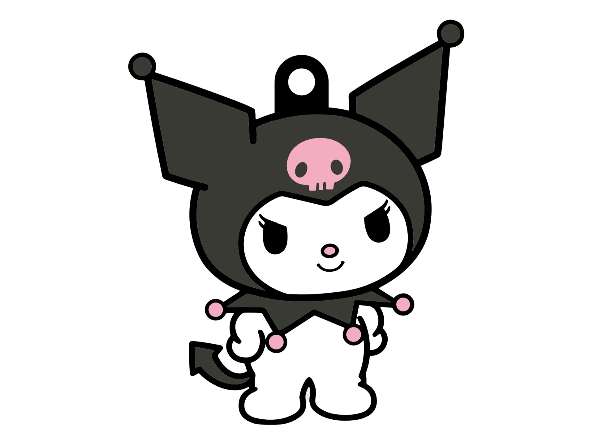 Kuromi Keyring by Neil Ault | Download free STL model | Printables.com