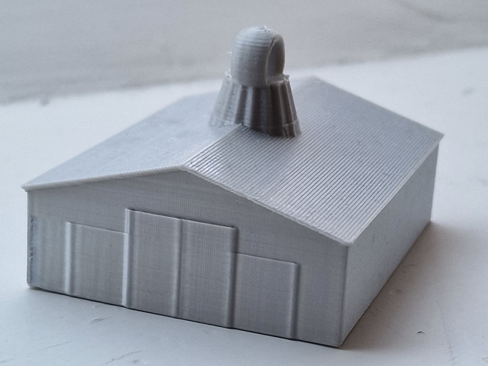 Airplane Hangar Christmas Ornament