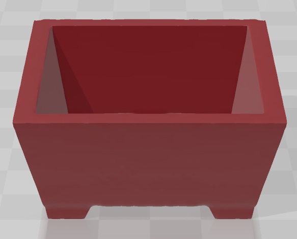 Square bonsai pot — miniatura 2