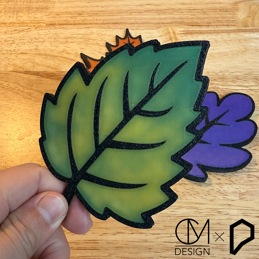 Fallen Leaves Thermochromic Coasters