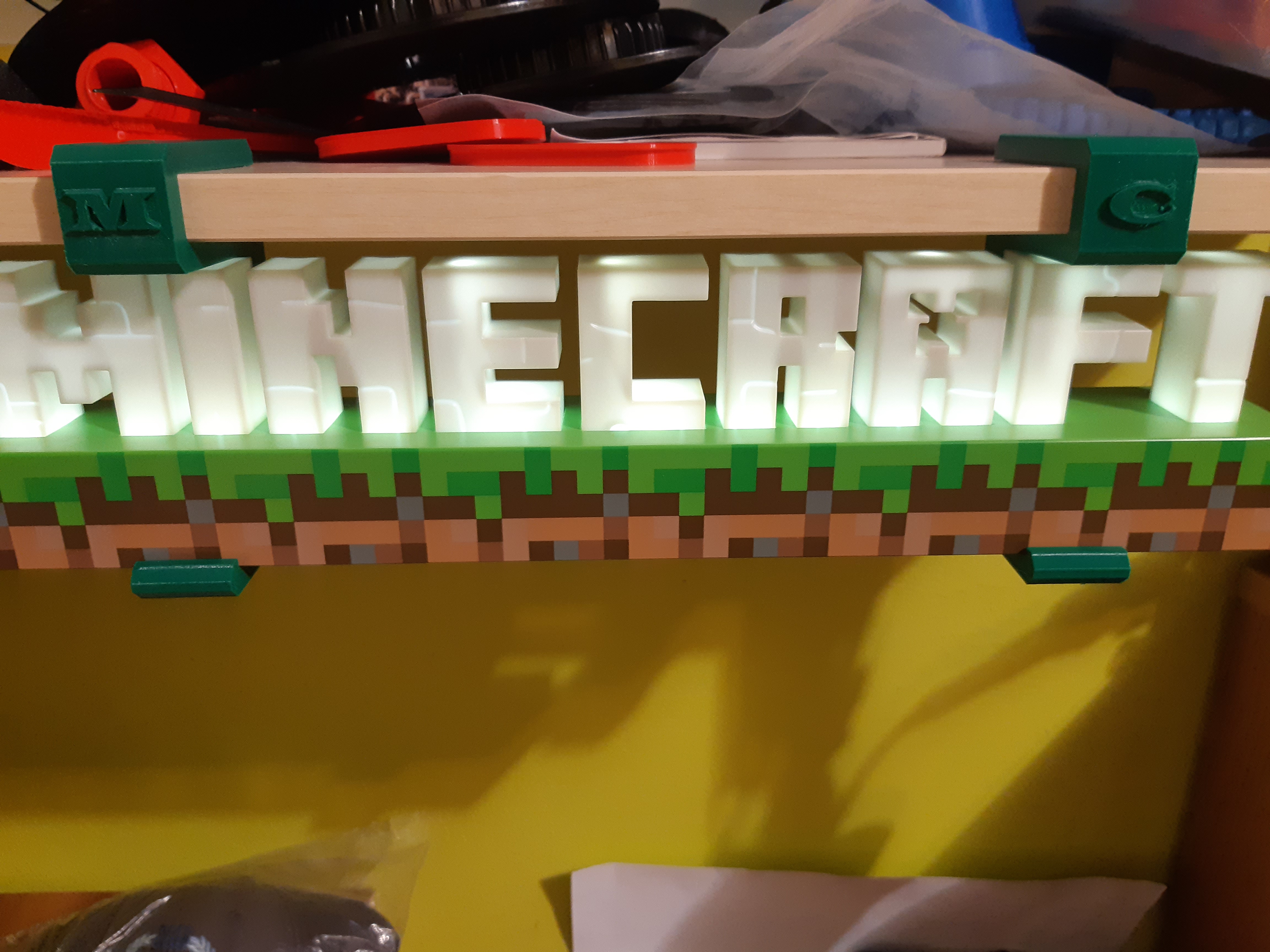 Držák lampičky minecraft