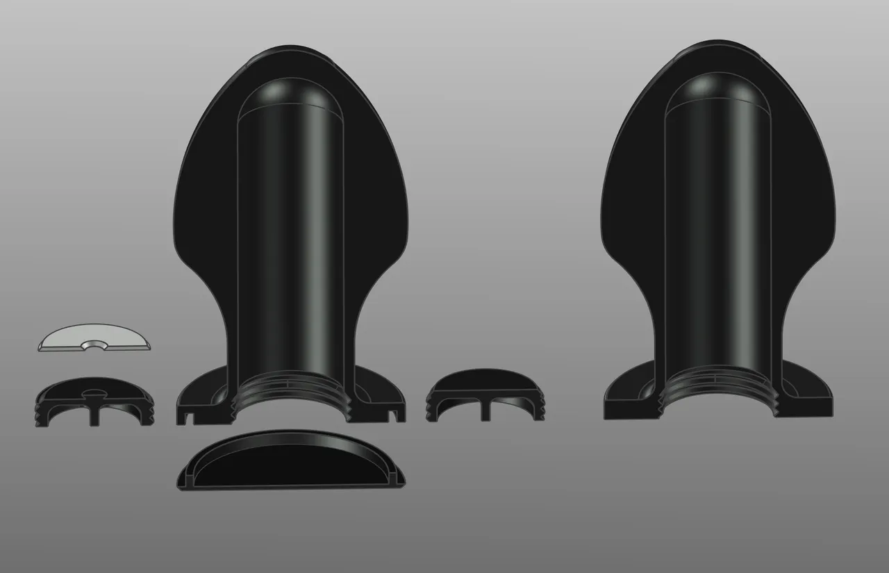 Hideplug = bitplug alternative/ fake buttplug by Kutilman Yuri | Download  free STL model | Printables.com