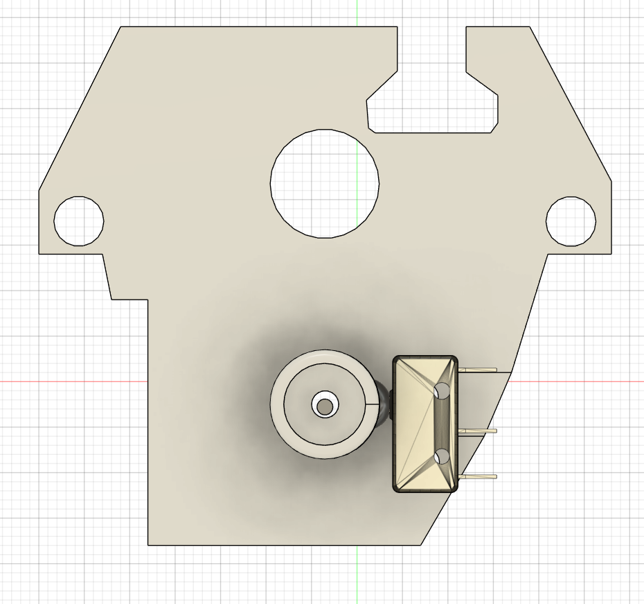 Flashforge AD5M ERCF V2 Entry Sensor Mount — thumbnail 2