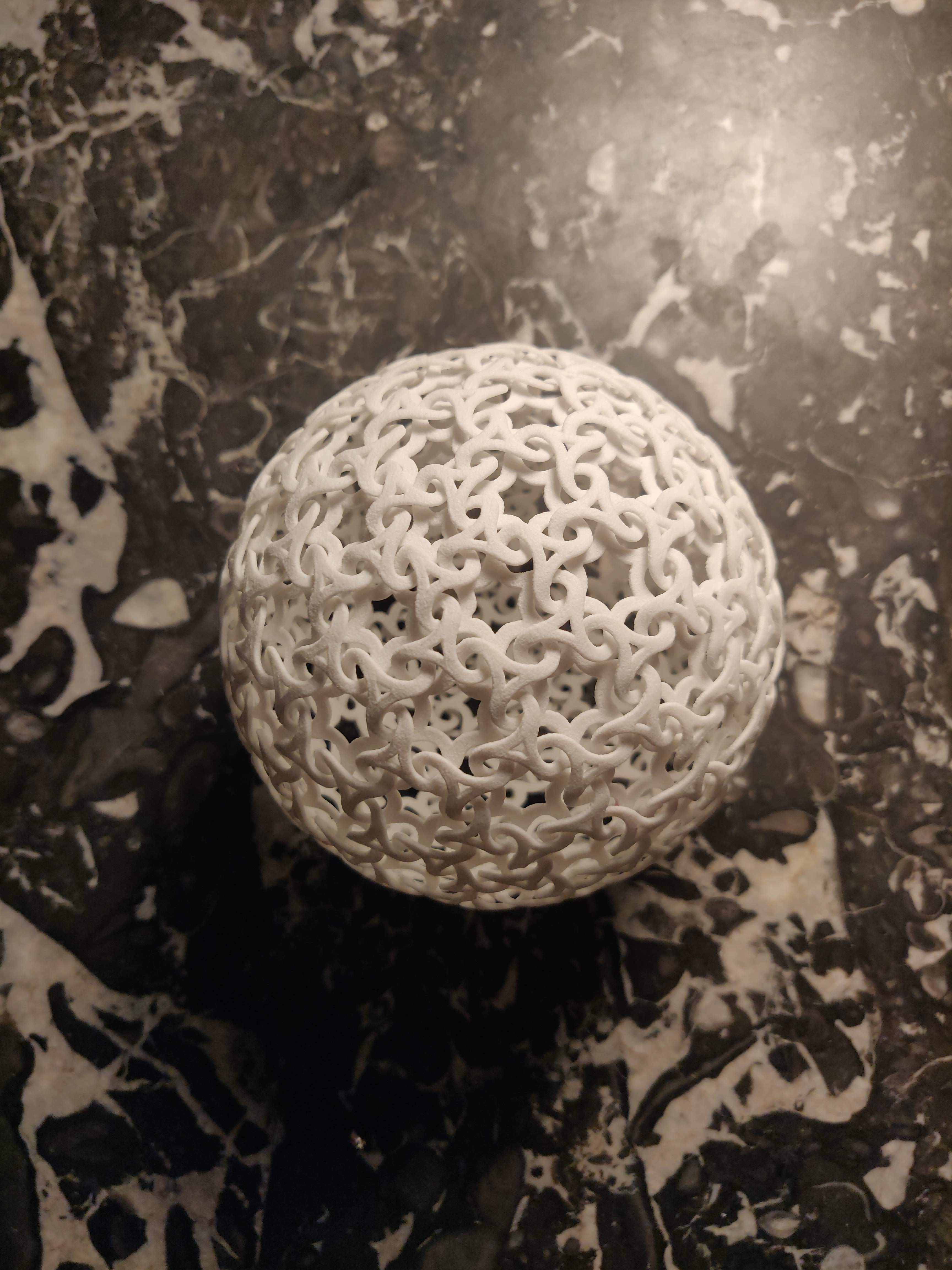 Ball based on Dual Geodesic Icosahedra