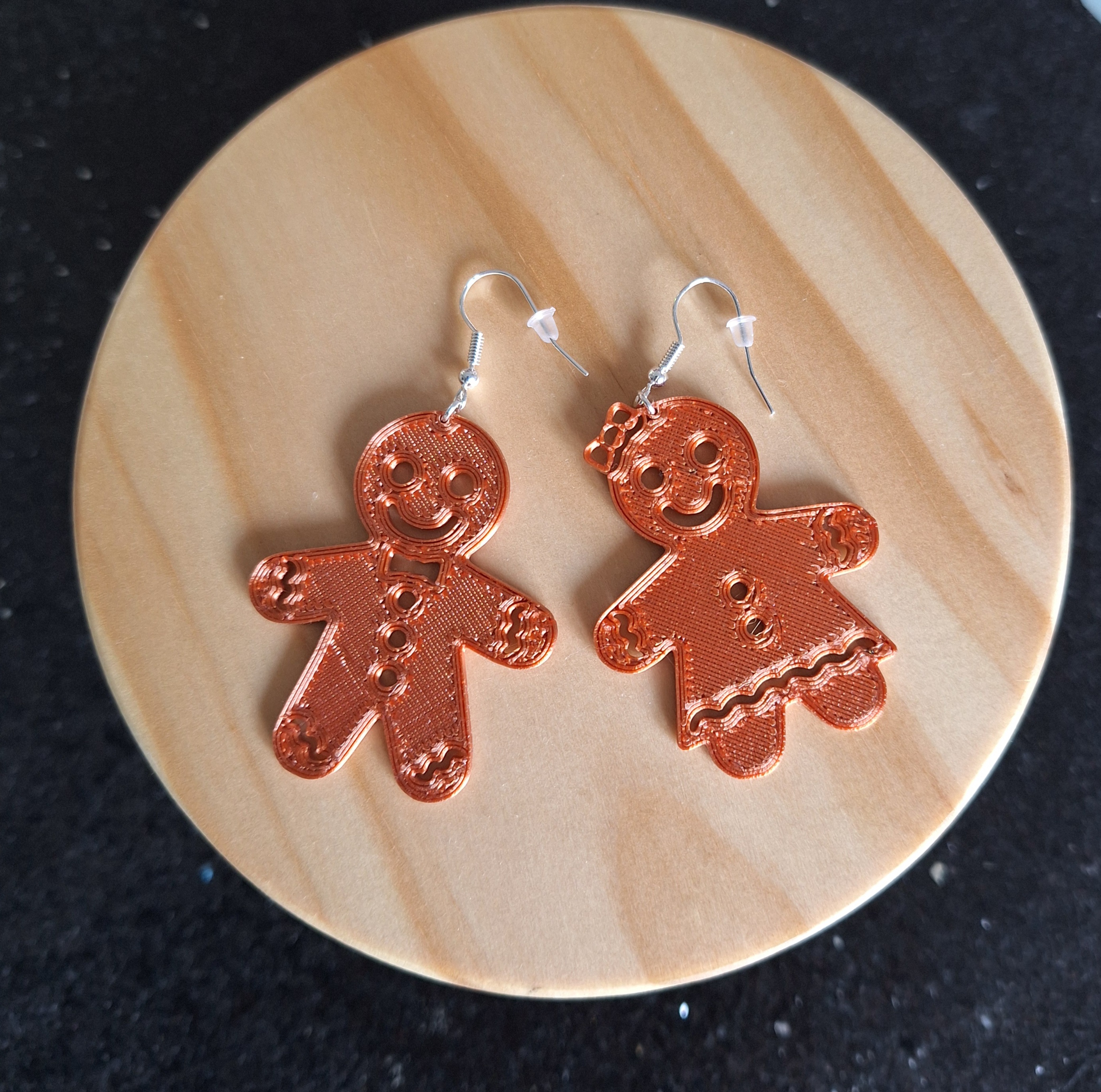 Gingerbread earrings