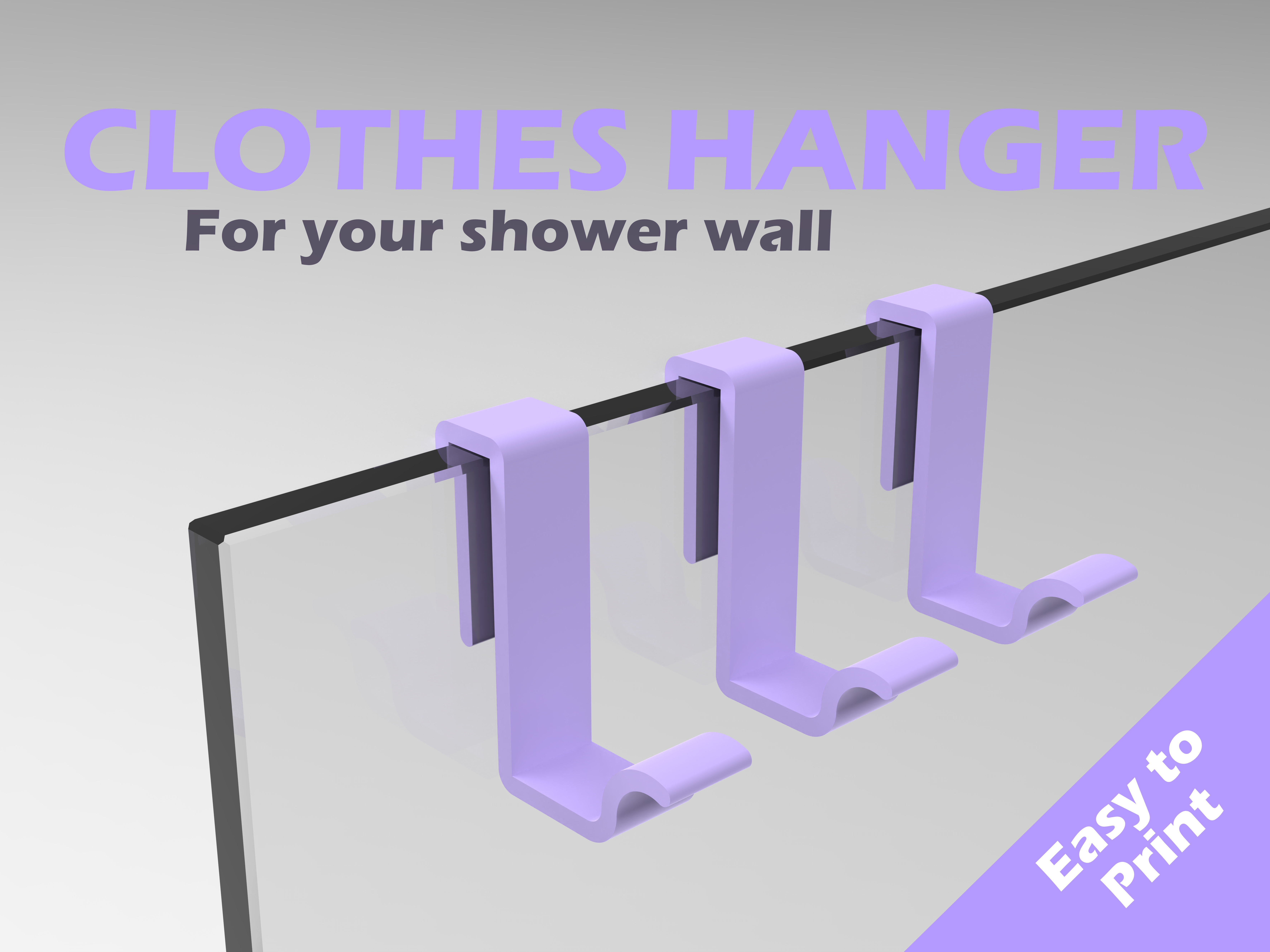Clothes hanger- Shower hanger - Clothes hook