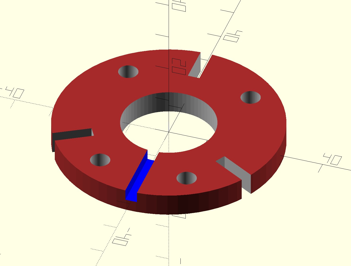 Spacer for L-Band Helical Antenna