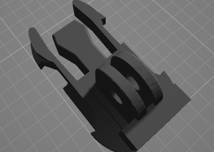 Custom GoPro Mount by unitMeasure | Download free STL model ...