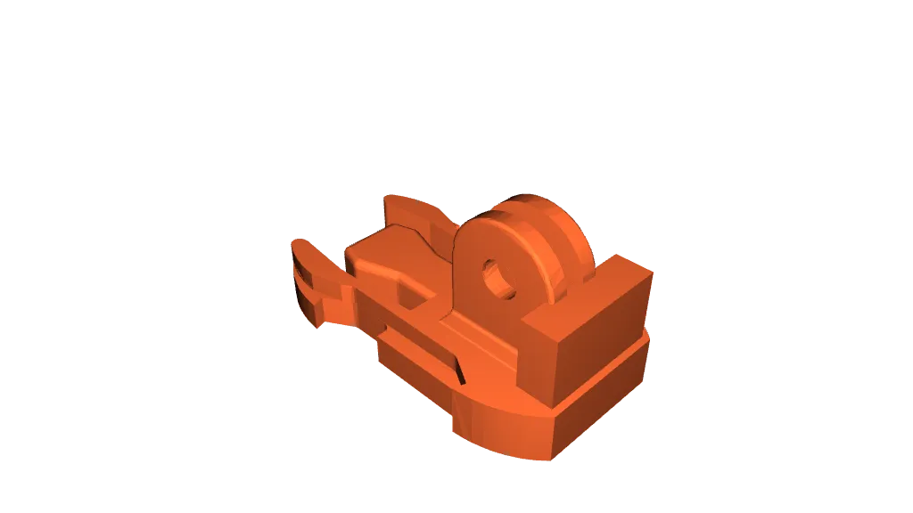 Custom GoPro Mount by unitMeasure | Download free STL model ...