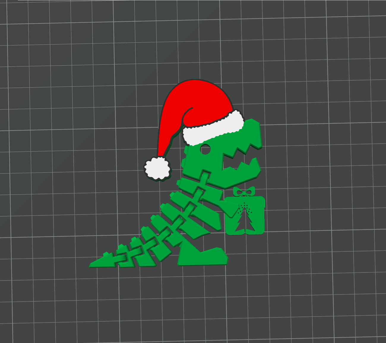 Flexi christmas dino