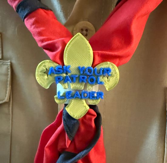 BSA "Ask Your Patrol Leader" Woggle