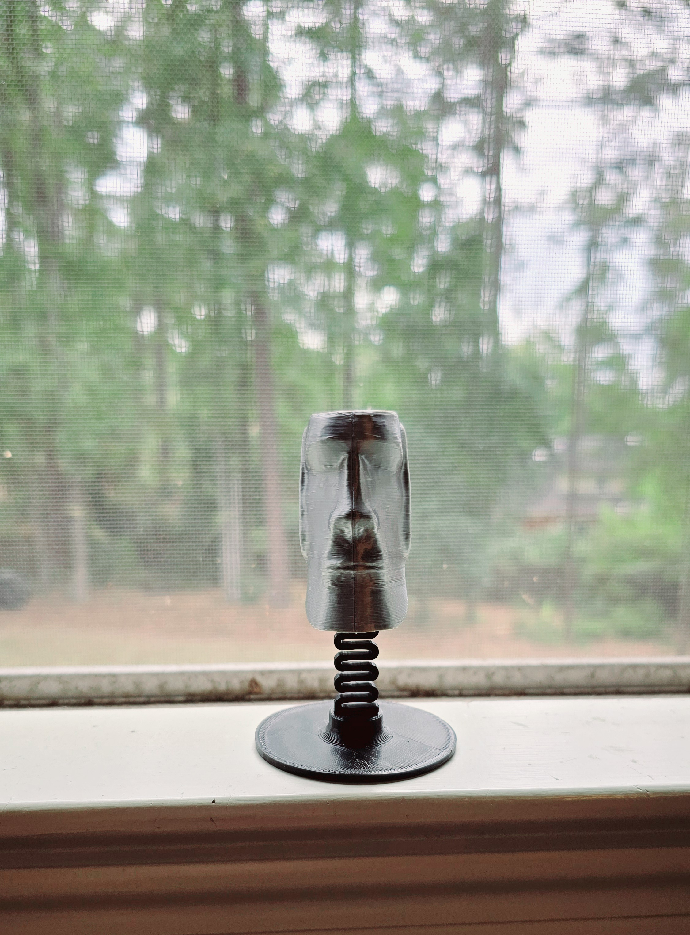 Moai Rock Bobble Head