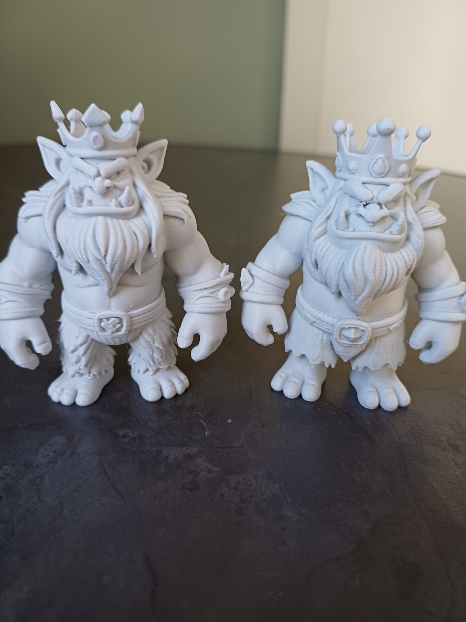 Troll King Brothers Figurines – Fantasy Duo