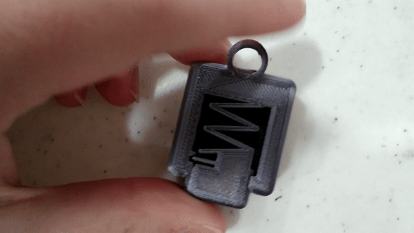Clicky fidget button PRINT-IN-PLACE!!!