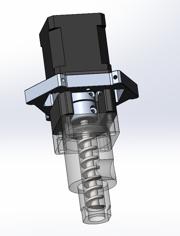 Flsun QQ-S clay extruder mount