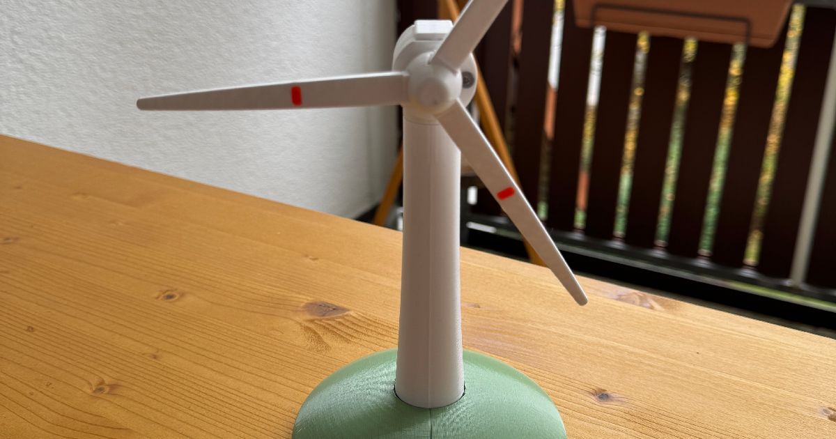 Windrad / Wind turbine by Aeonfly | Download free STL model ...