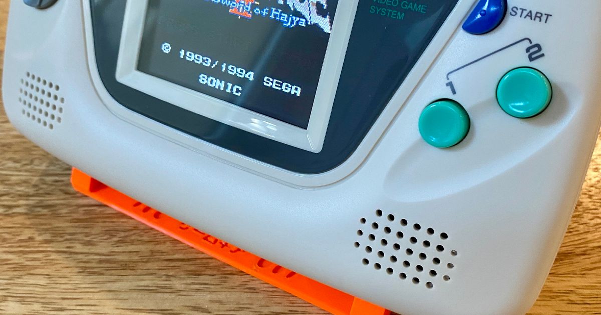 Sega Gamegear right speaker hole jig by Everbritecastlemods Download