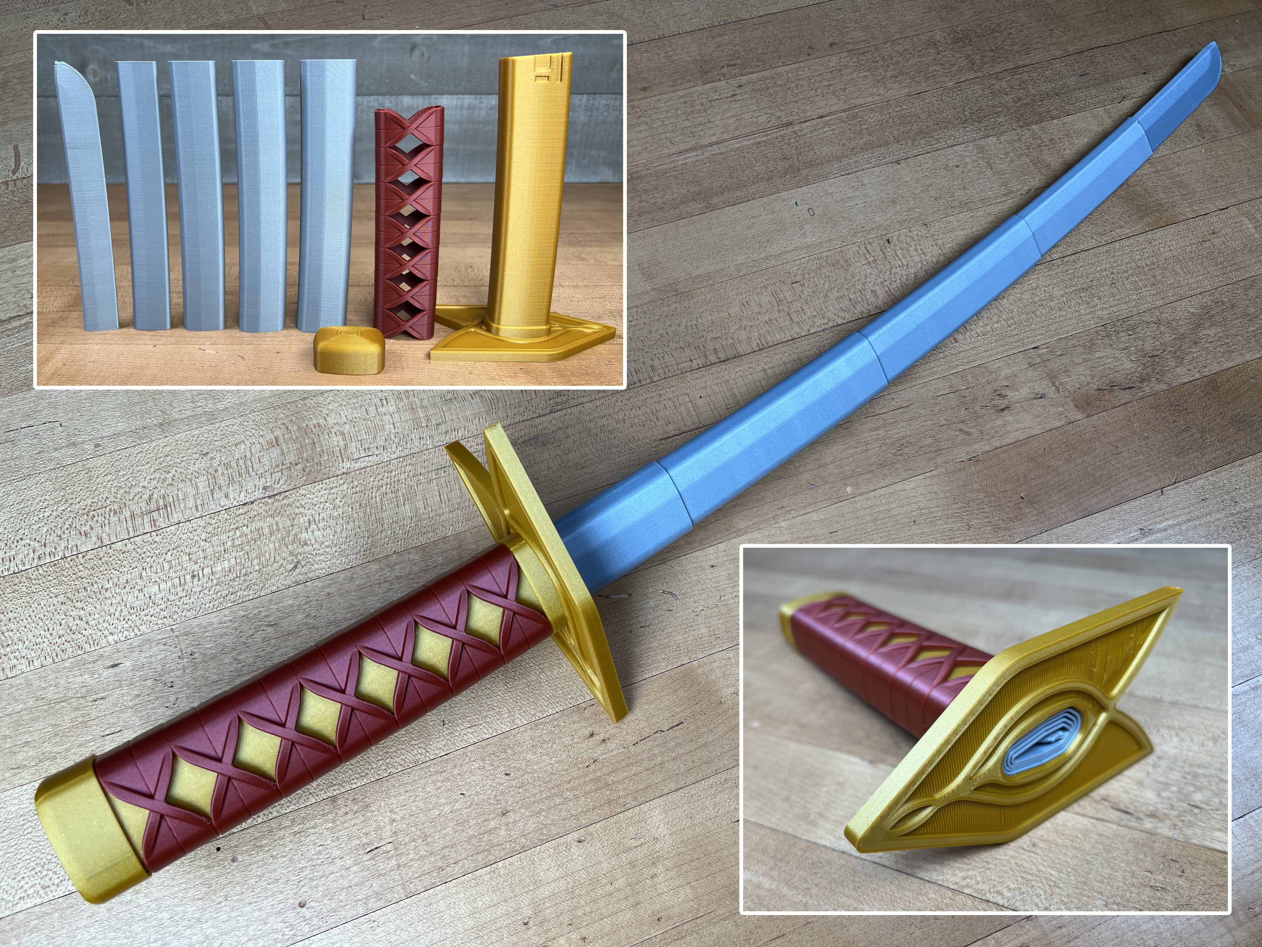 Multi-Part Collapsing Sword