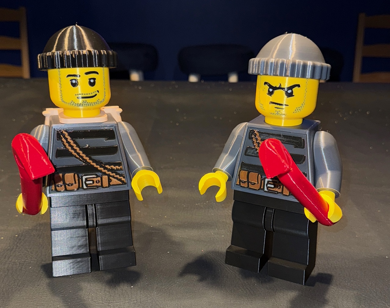 City Themed Burglar Brick MegaFigures (5:1 Scale)