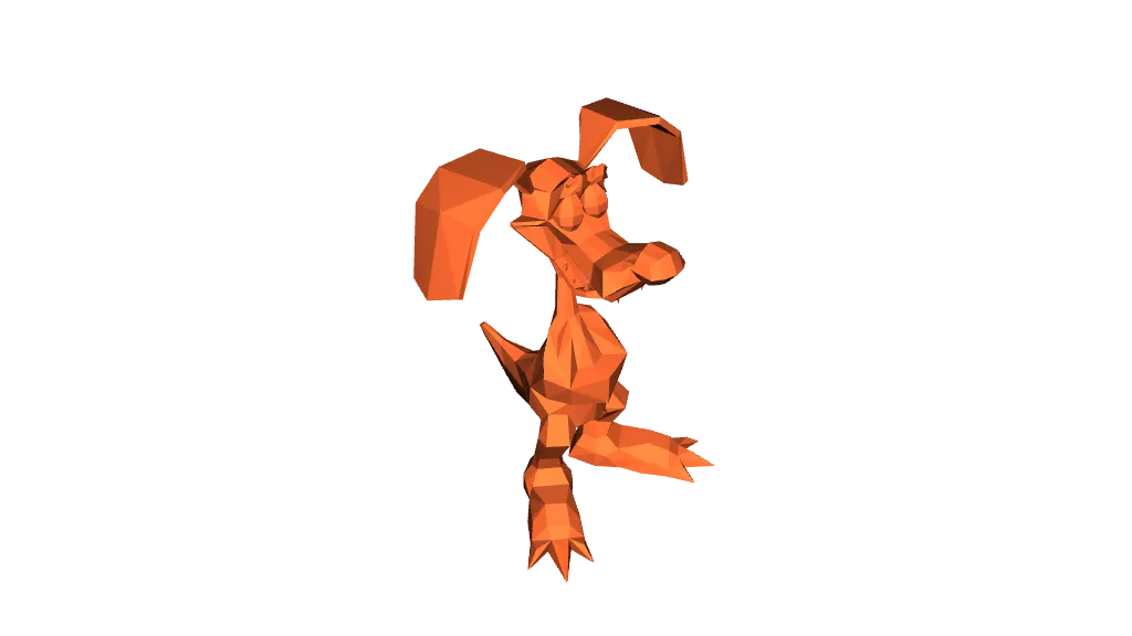 Low Poly Ripper Roo From Crash Bandicoot AMS READY by Mike's Quest Log ...