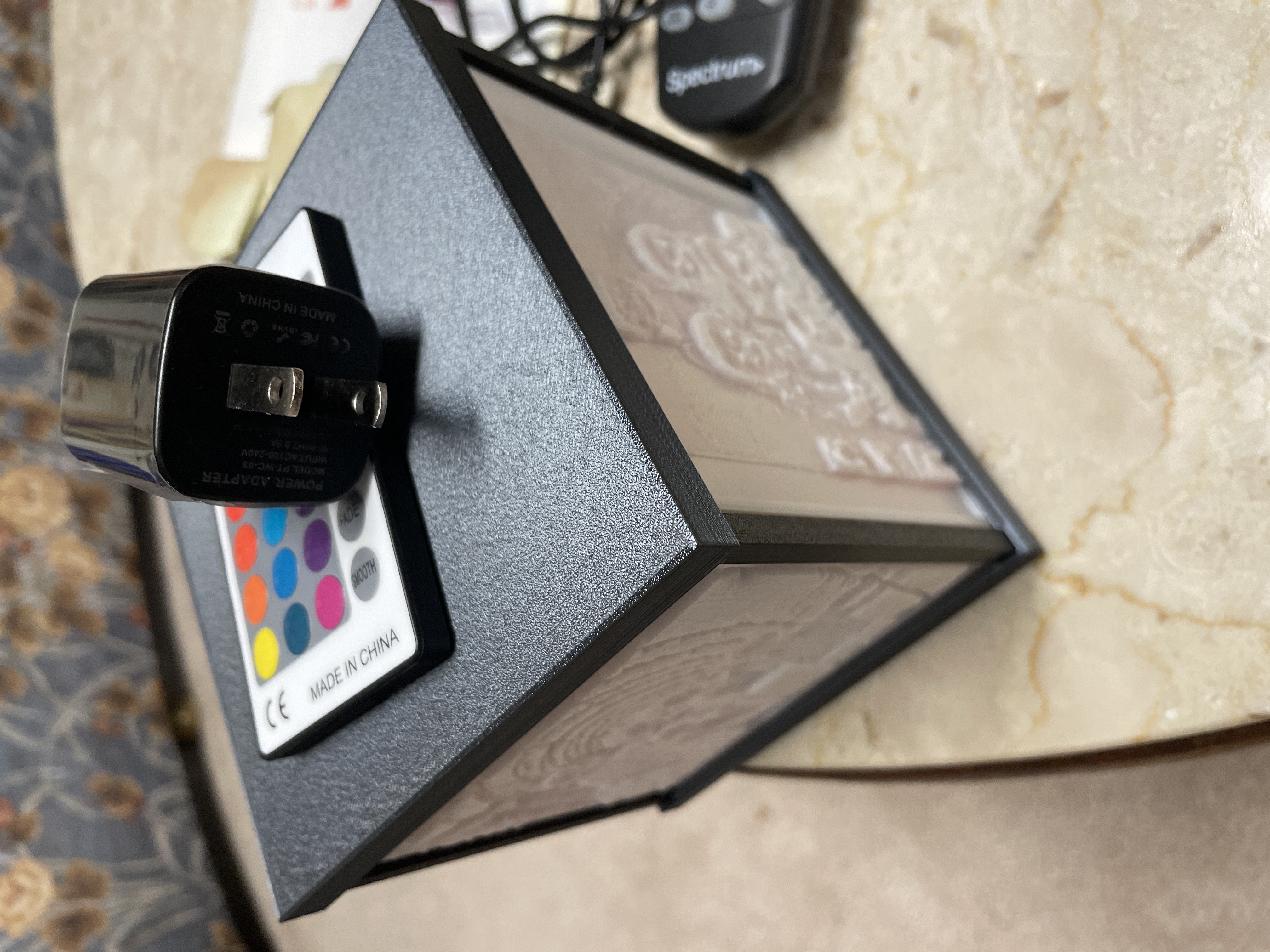 Lithophane display box