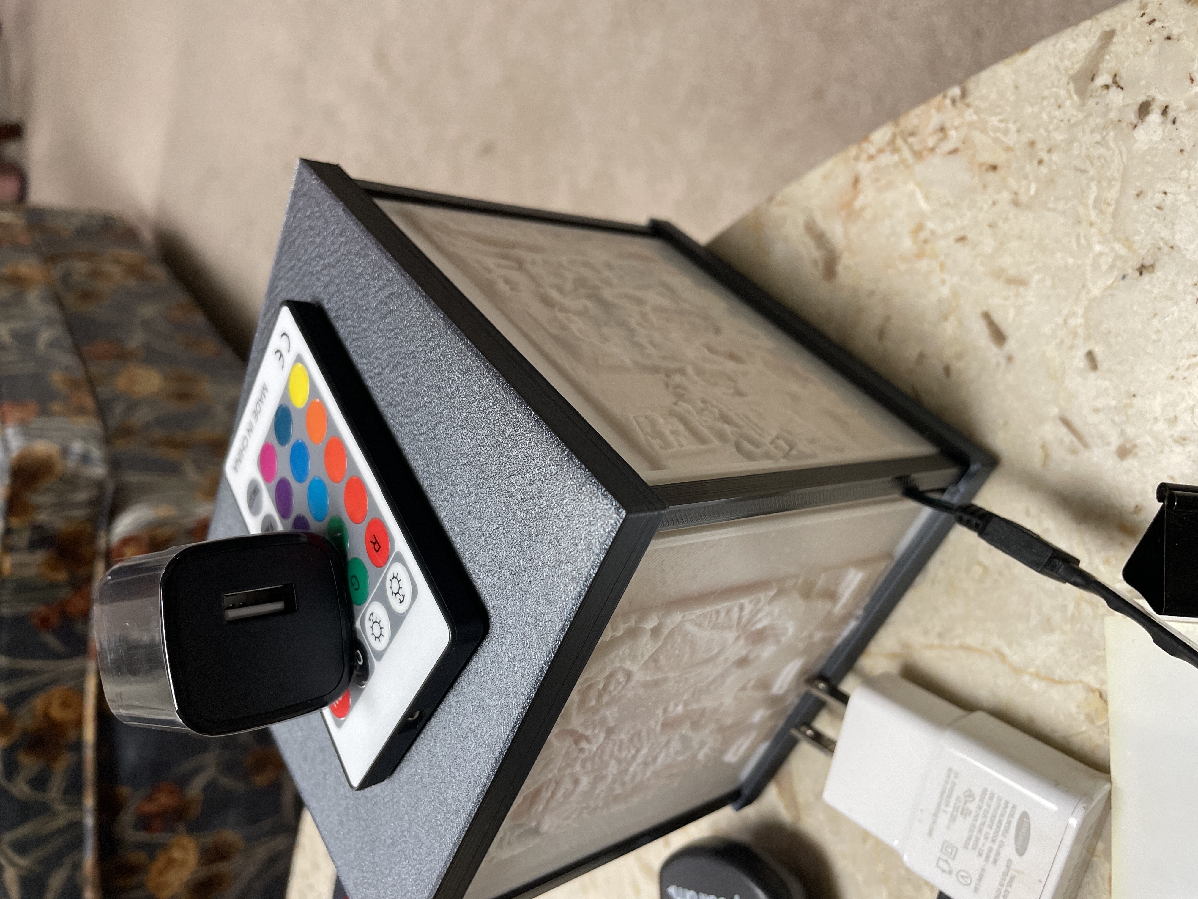 Miniatura 3 do modelo 3D Lithophane display box