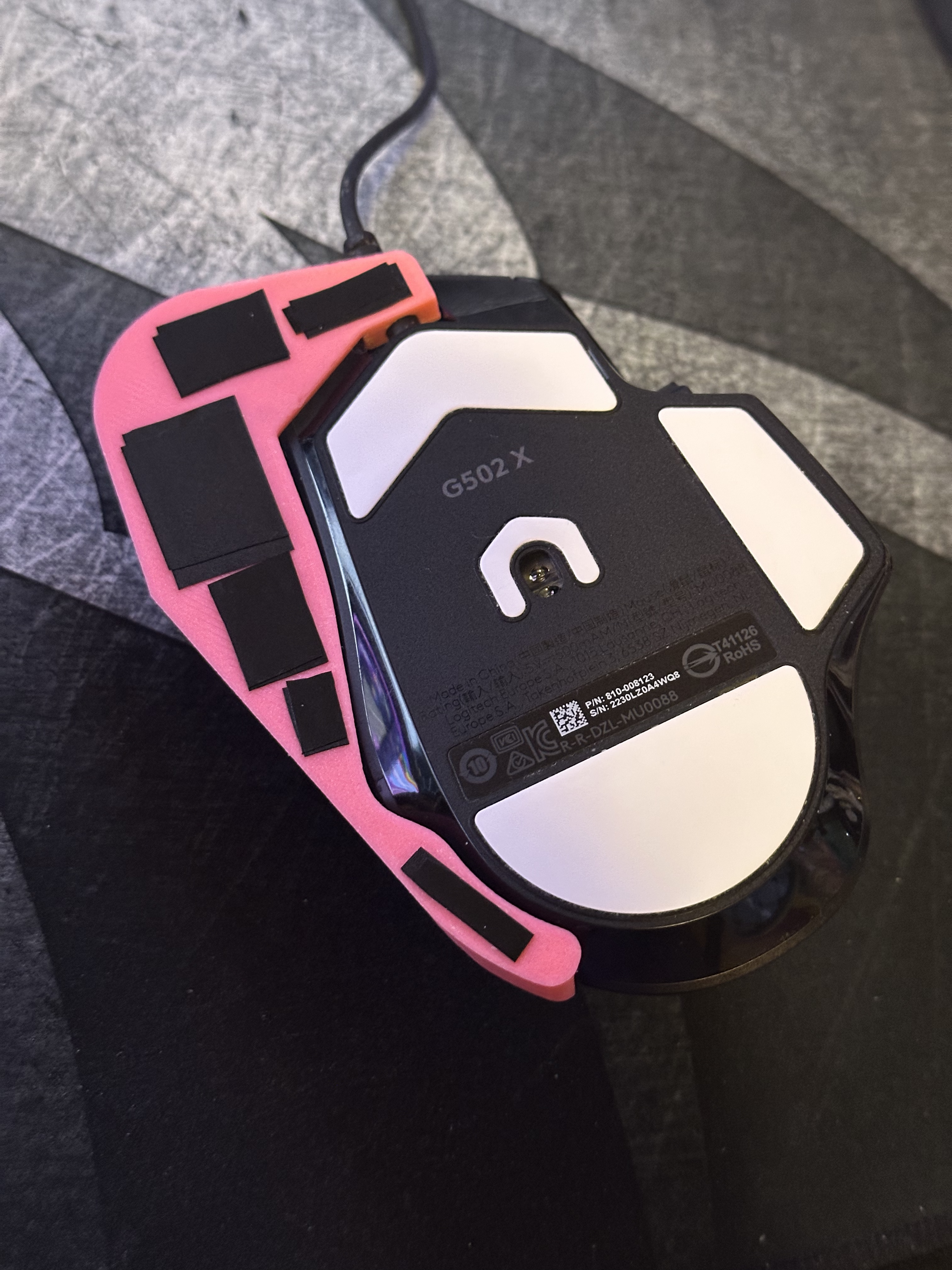 G502X Wired Pinky Rest