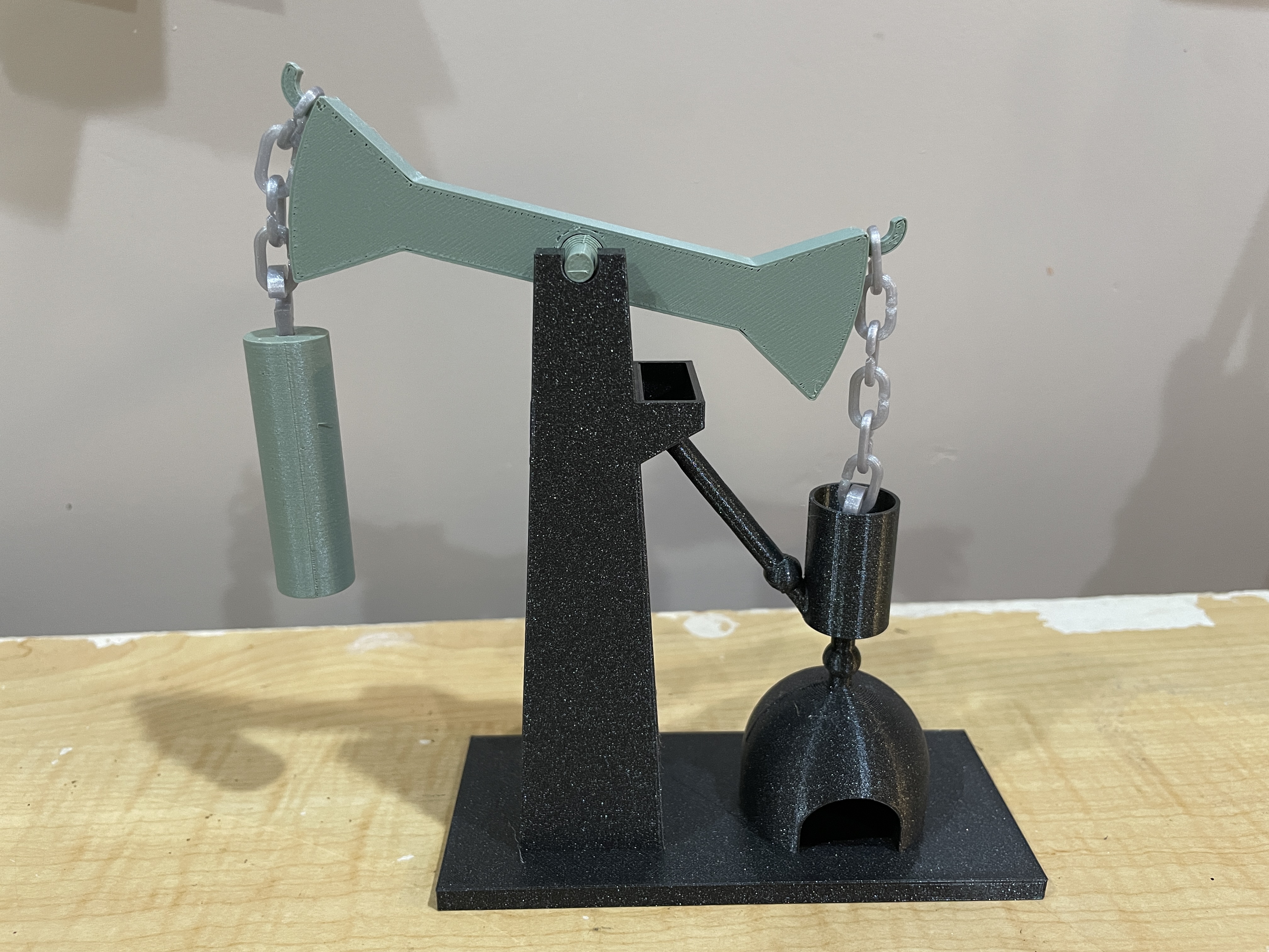 Newcomen Atmospheric Engine Model (Earliest Steam Engine)