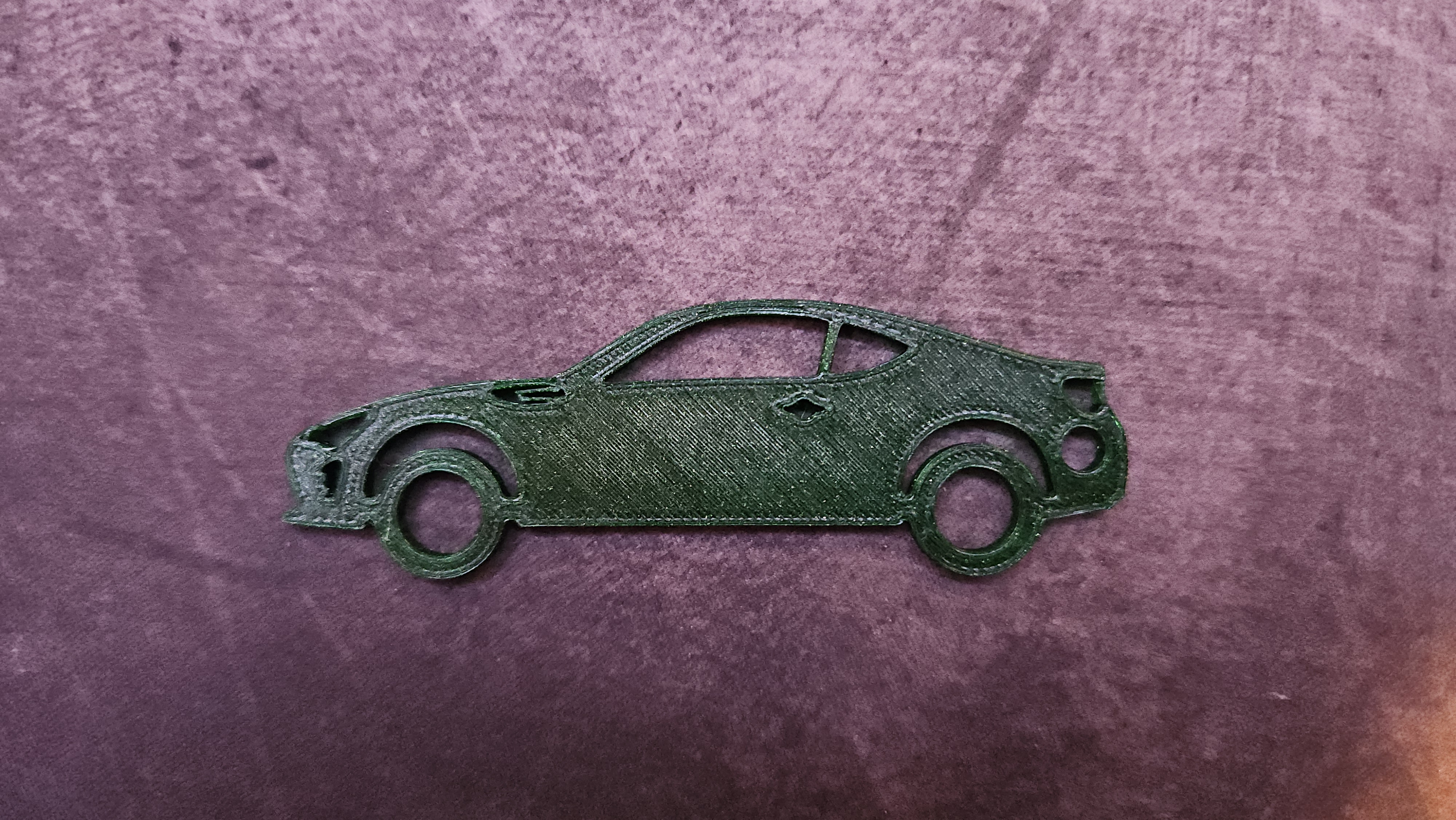 Toyota GT86 (First Gen. Facelift) Silhouette Keychain