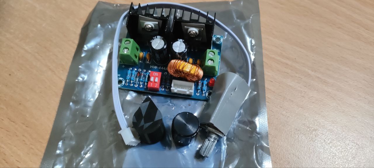 XL4016  custom potentiometer knob