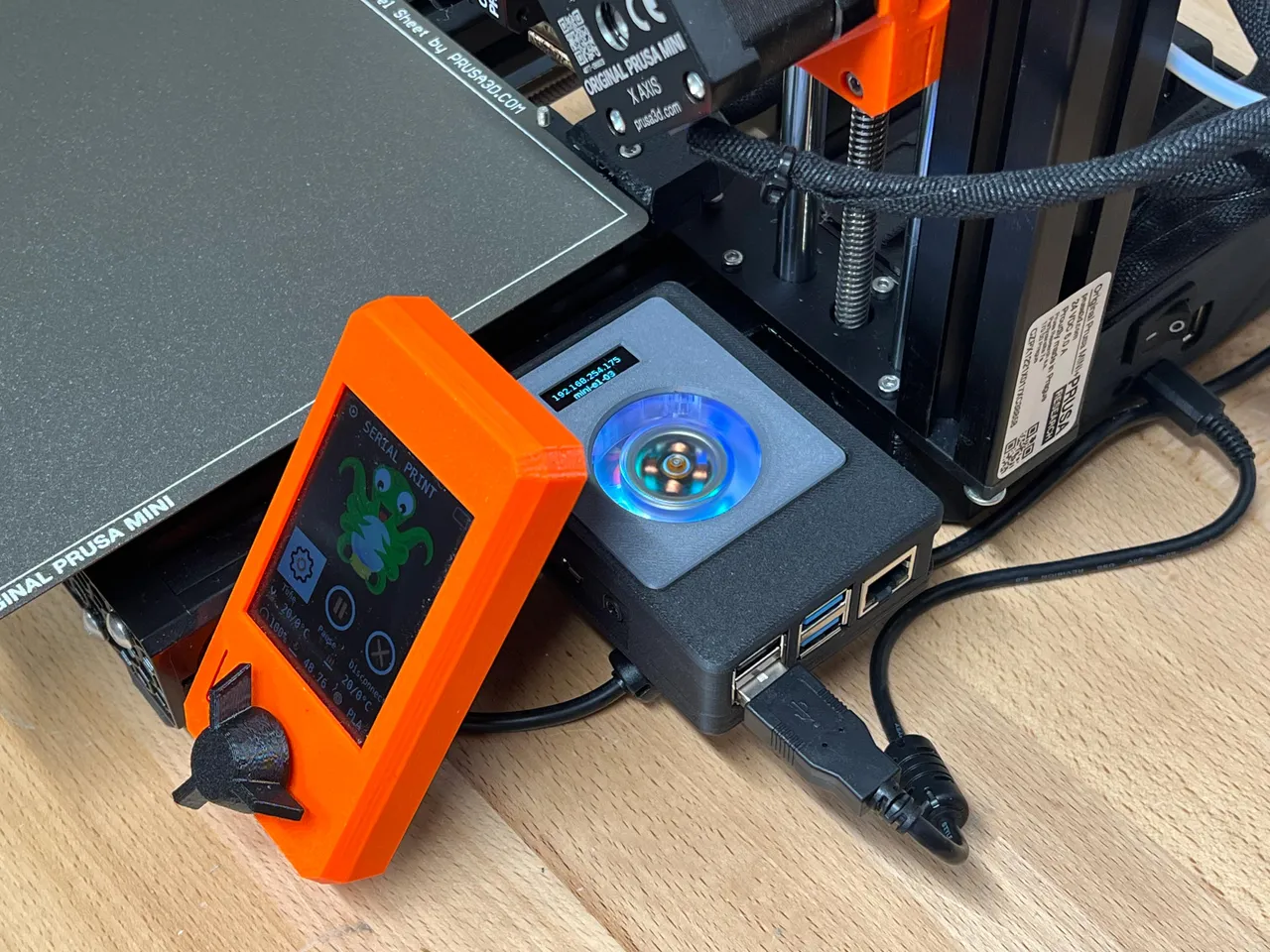 Modular Snap Together Raspberry Pi 2B/3B/3B+/4 Case w/ OLED & Fan