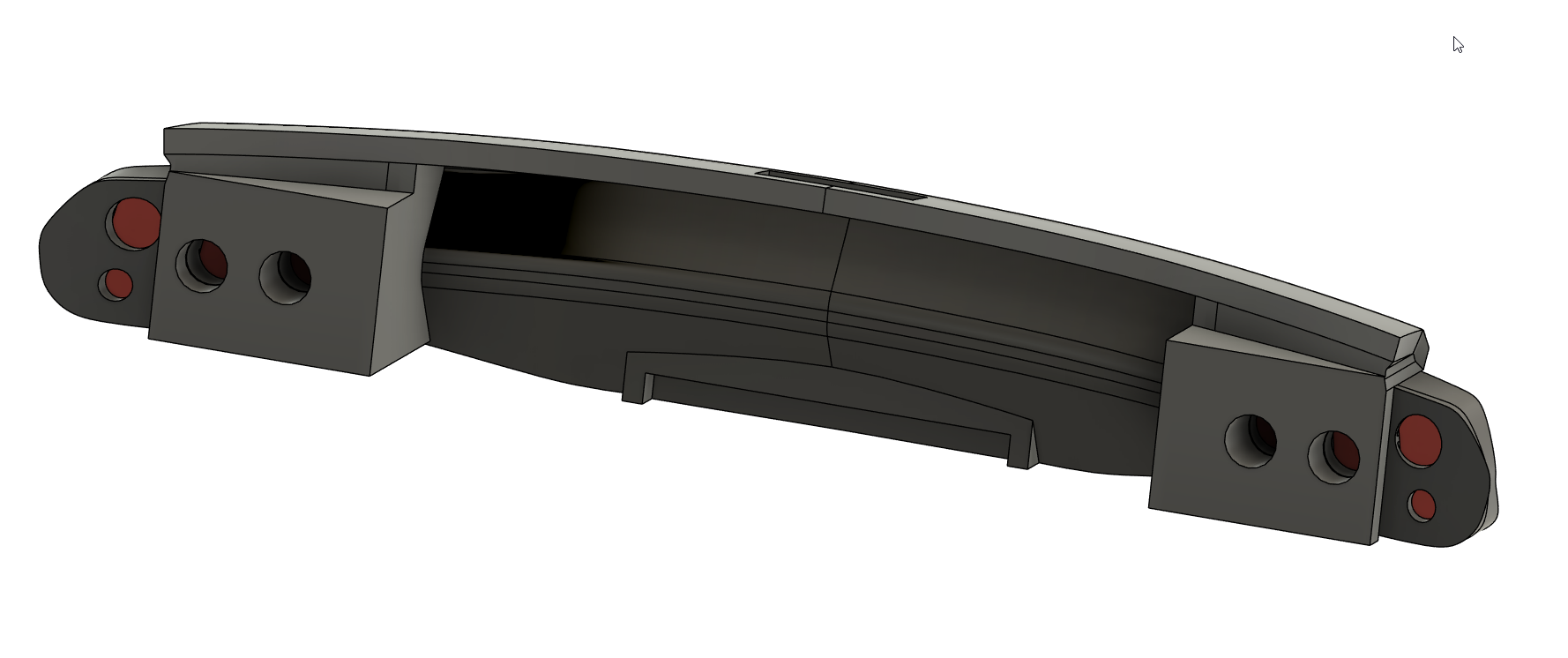 Rear LED lights for 1/10 Mustang Dark Horse RC Car
