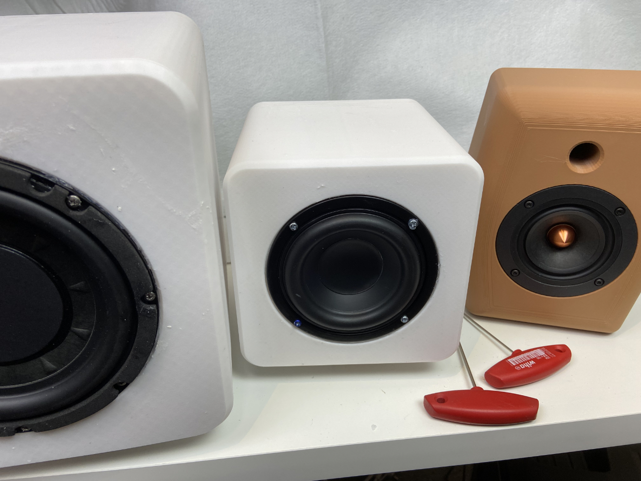 Speakers, full range and subwoofers