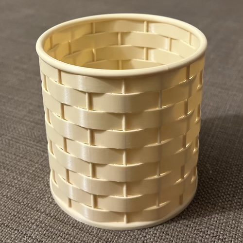 Circular woven basket — miniatura 2