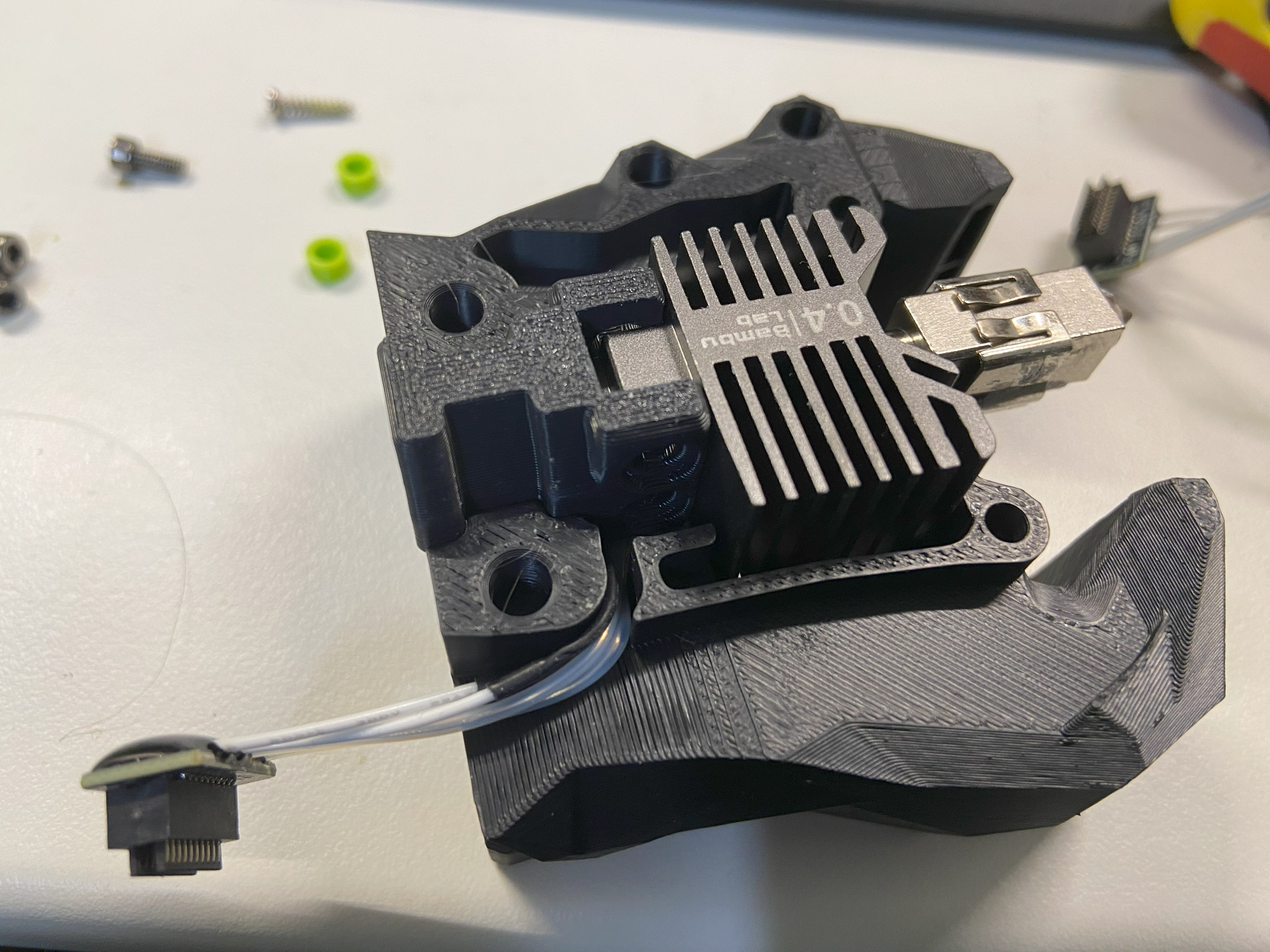 Stealthburner adapter for Bambu lab hotend 3D model thumbnail