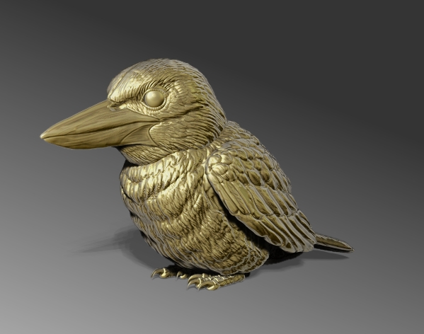 Kingfisher Figurine