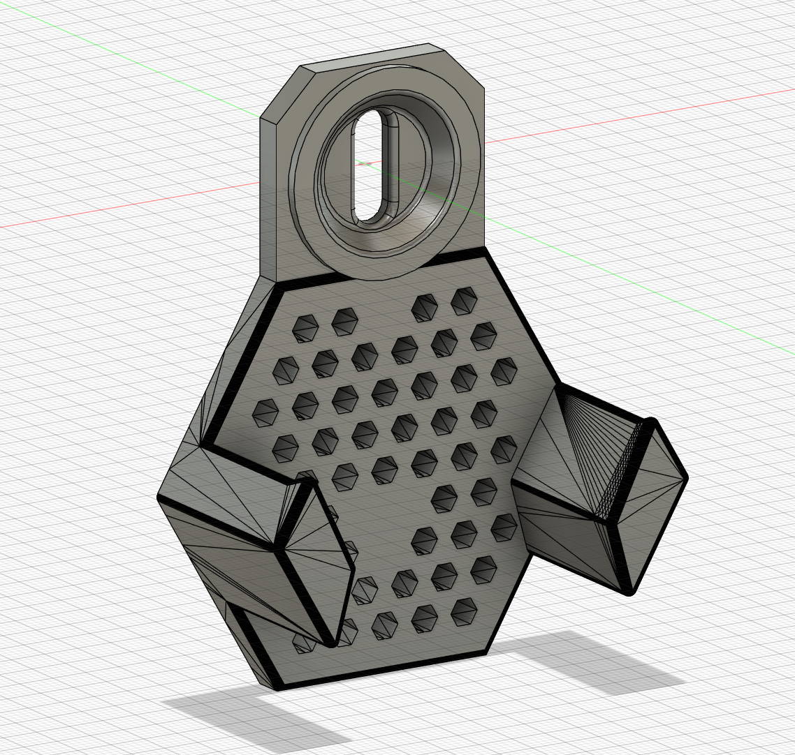 Skadis Bosch plier hanger T-Clip 3D model thumbnail